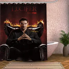 Люцифер Сезон 1 душ Шторы Экологичная современная ткань