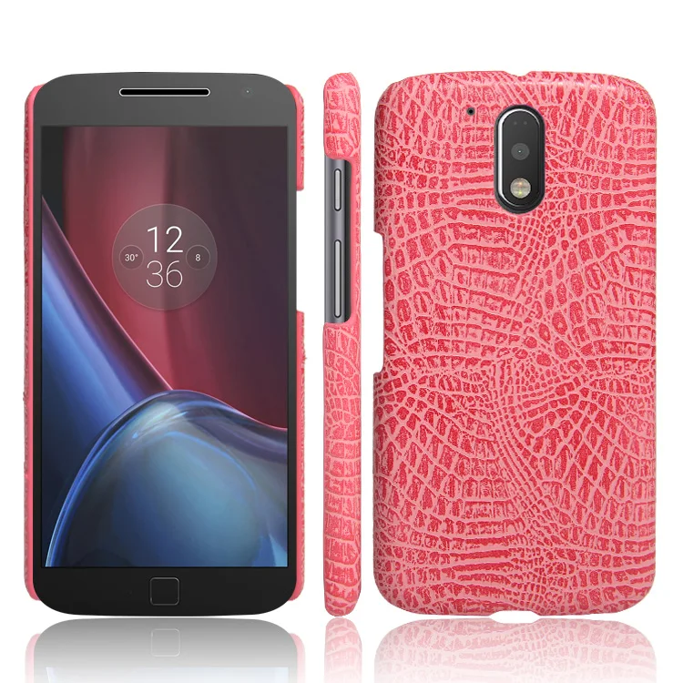Чехол из крокодиловой кожи для Motorola Moto G4 Plus 4 G XT1640 XT1641 XT1642 жесткий защитный чехол