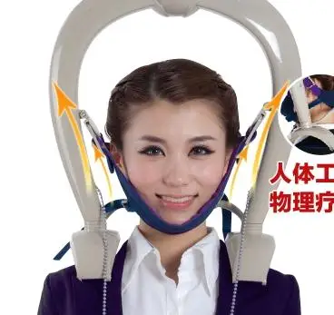 

Cervical tractor portable instrument for household fields dragon-head-raising traction fixator Body massager