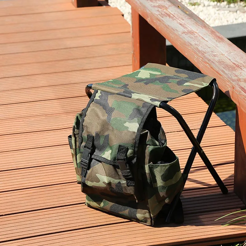 Портативный складной стул для рыбалки многофункциональная сумка хранения C55K