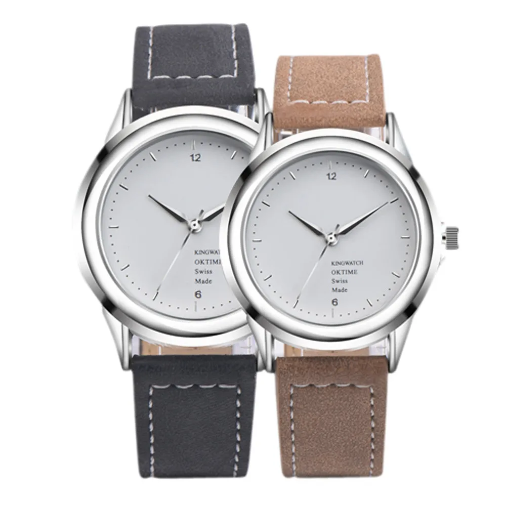 Модные повседневные мужские и женские часы OKTIME 2020 Роскошные Кварцевые наручные с