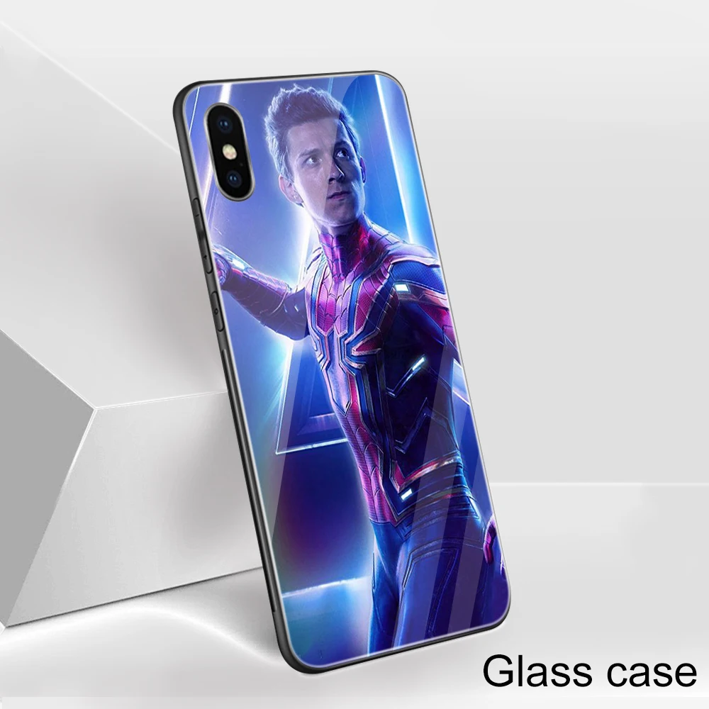 14 Ciciber Marvel Железный человек для iPhone 11 Pro Max X XR XS MAX 7 8 6 6S Plus стеклянные чехлы задняя крышка для samsung Galaxy S10e S10 S10 - Цвет: 14