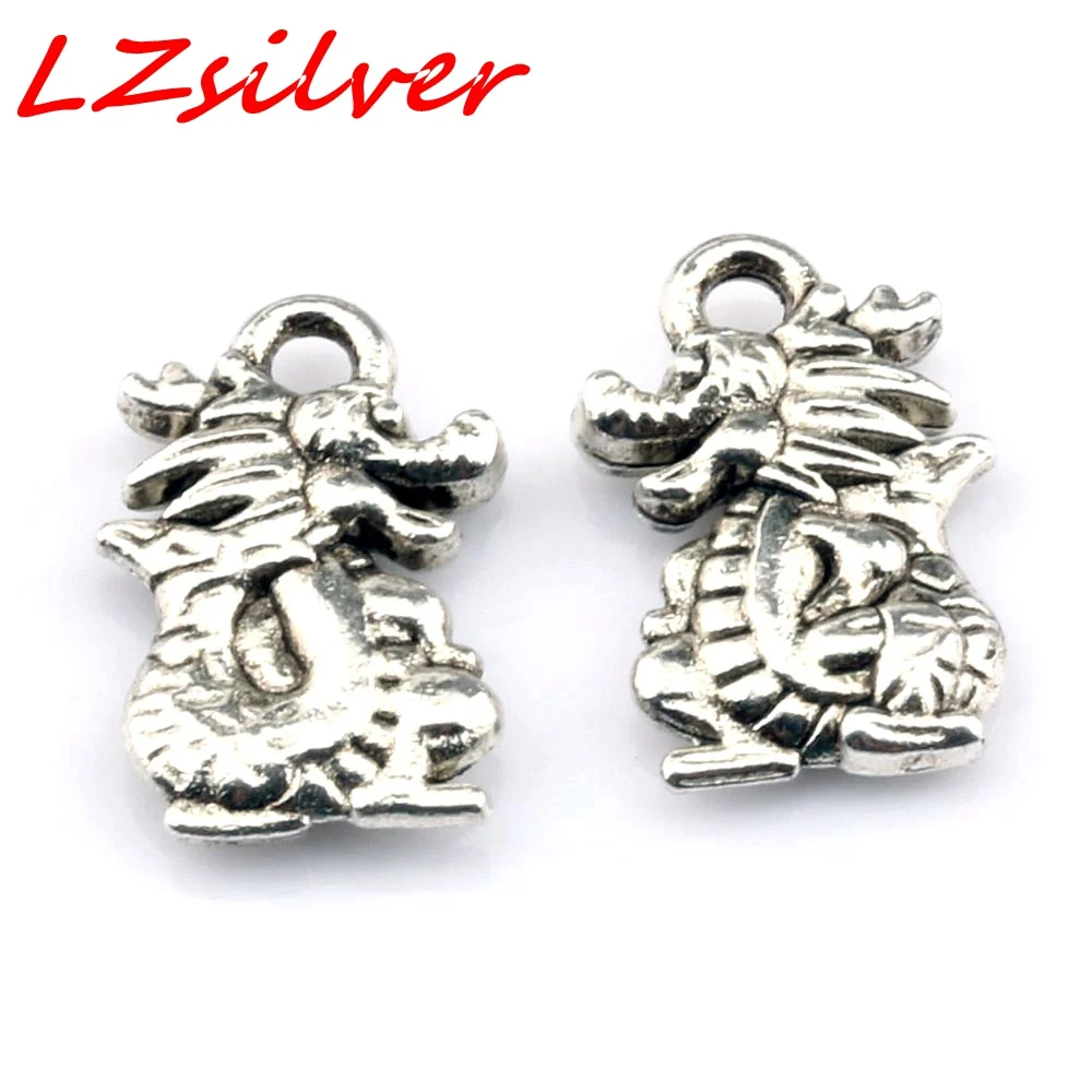 

Hot ! 20pcs Zinc Alloy Dragon Charms Pendant 10*15mm DIY Jewelry nm363