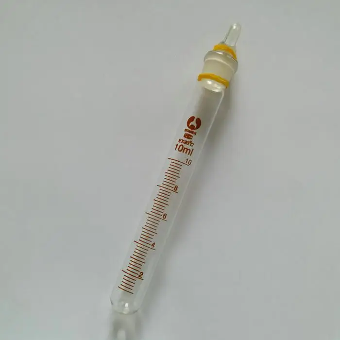 1pcs 5/10/20/25/50ml lab glass graduation test tube with ground stopper round bottom | Канцтовары для офиса и дома