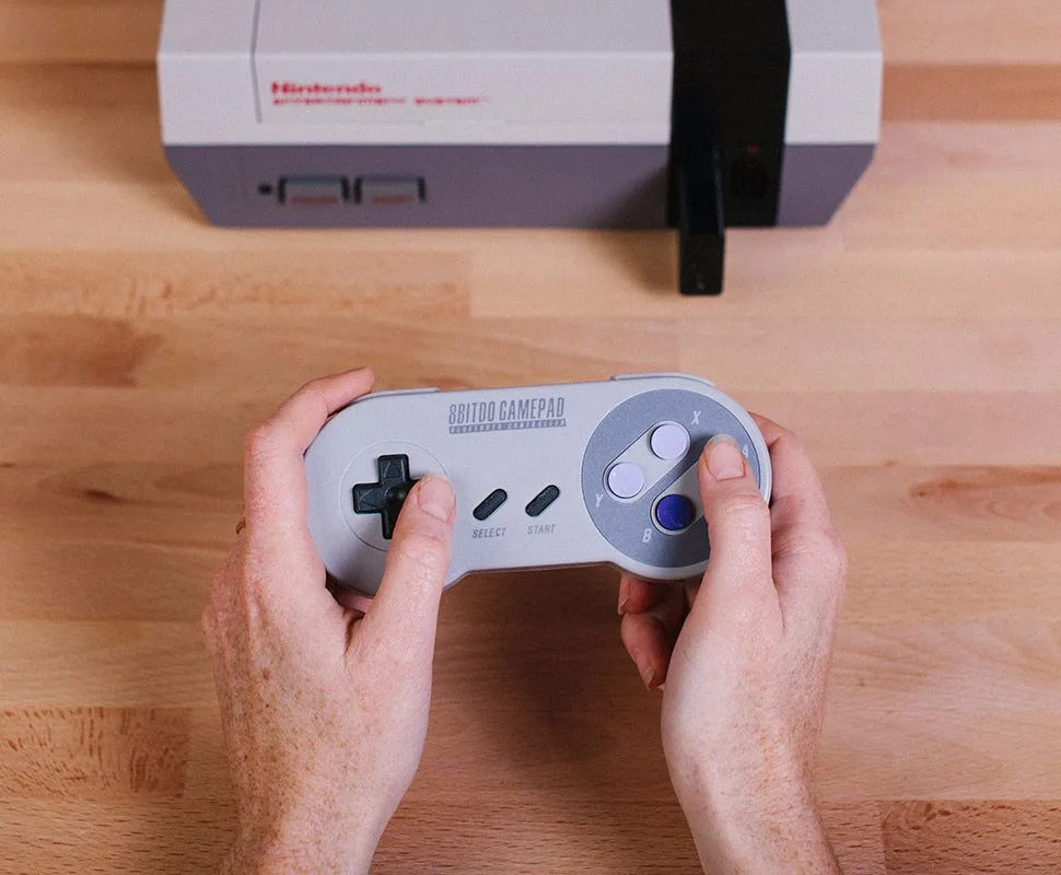 8bitdo Bluetooth ретро приемник адаптер для NES консоли Поддержка PS3 PS4 WII Mote 8bitdo геймпад для игры в один NES консоли