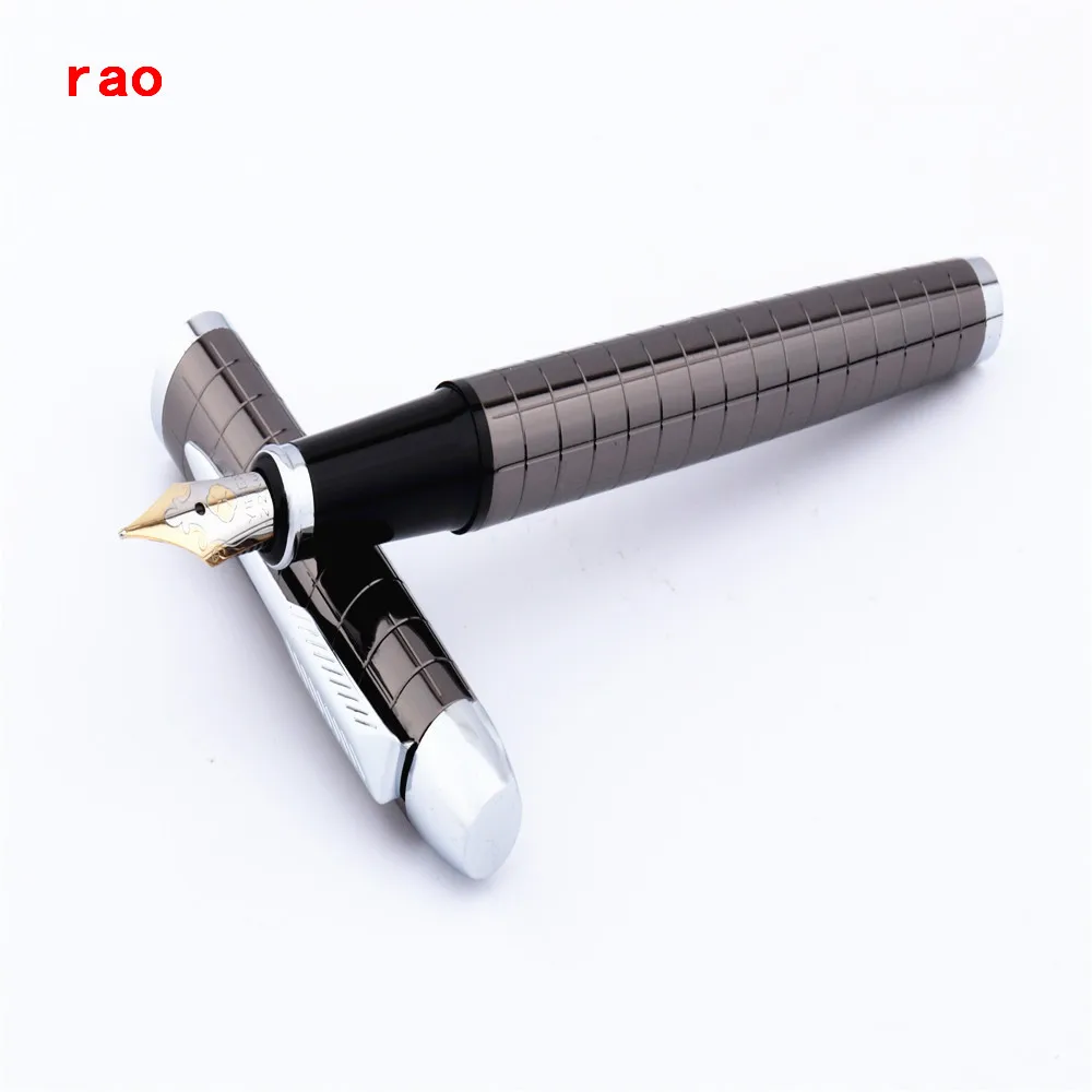 Роскошные высококачественные перьевые ручки 870 с серыми линиями для бизнеса и