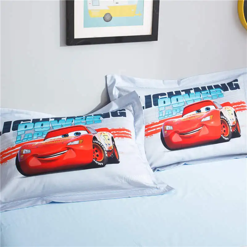 3D Mc Queen Cars Comforter постельные комплекты для детей декор спальни двухслойный