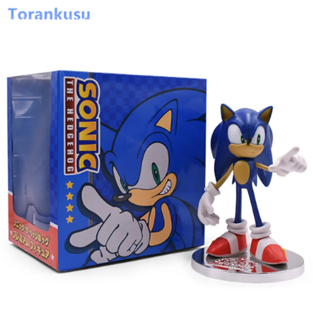 Фигурка Sonic ПВХ Супер зубная щётка фигурку 20th Юбилей подвижный горячие игрушки