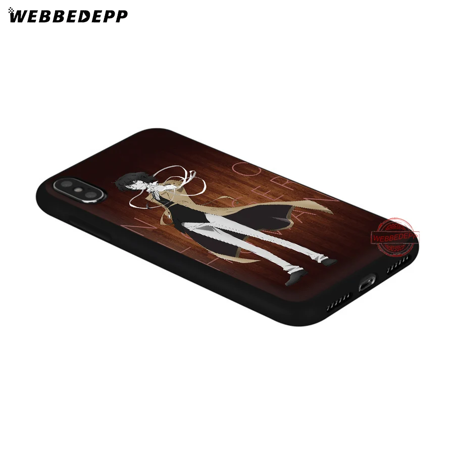 Мягкий силиконовый чехол WEBBEDEPP Japan Bungou Stray Dogs для iPhone 8 7 6S 6 Plus 11 Pro XS Max XR X 5 5S SE |