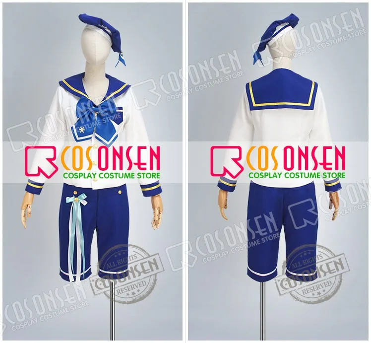 COSPLAYONSEN ансамбль звезды rabits Nazuna Nito Tomoya Mashiro Hajime shino Mitsuru Tenma костюм моряка для маскарада костюм