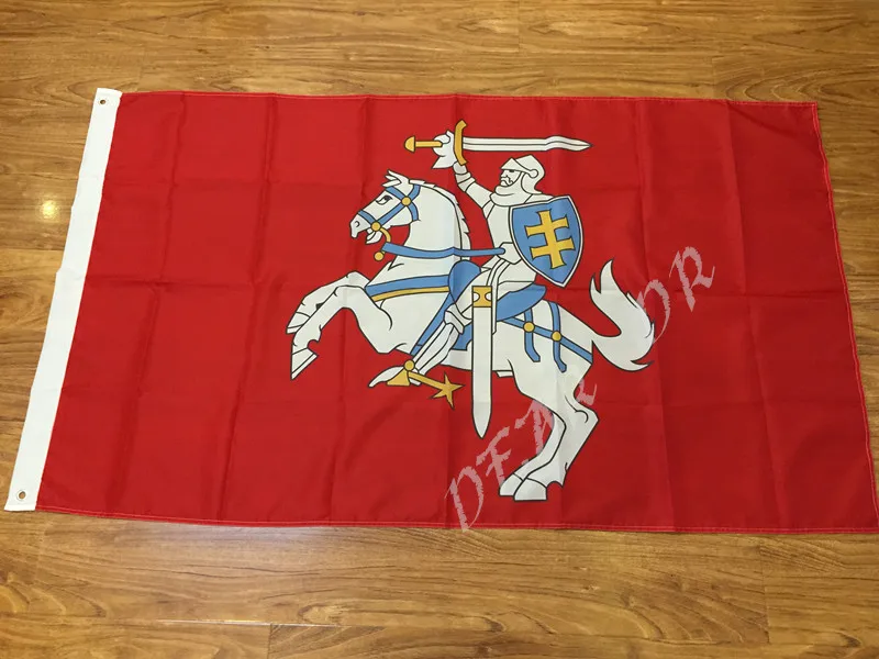 Флаг литовского (state) 100D полиэстер двойная строчка высокое качество бесплатная