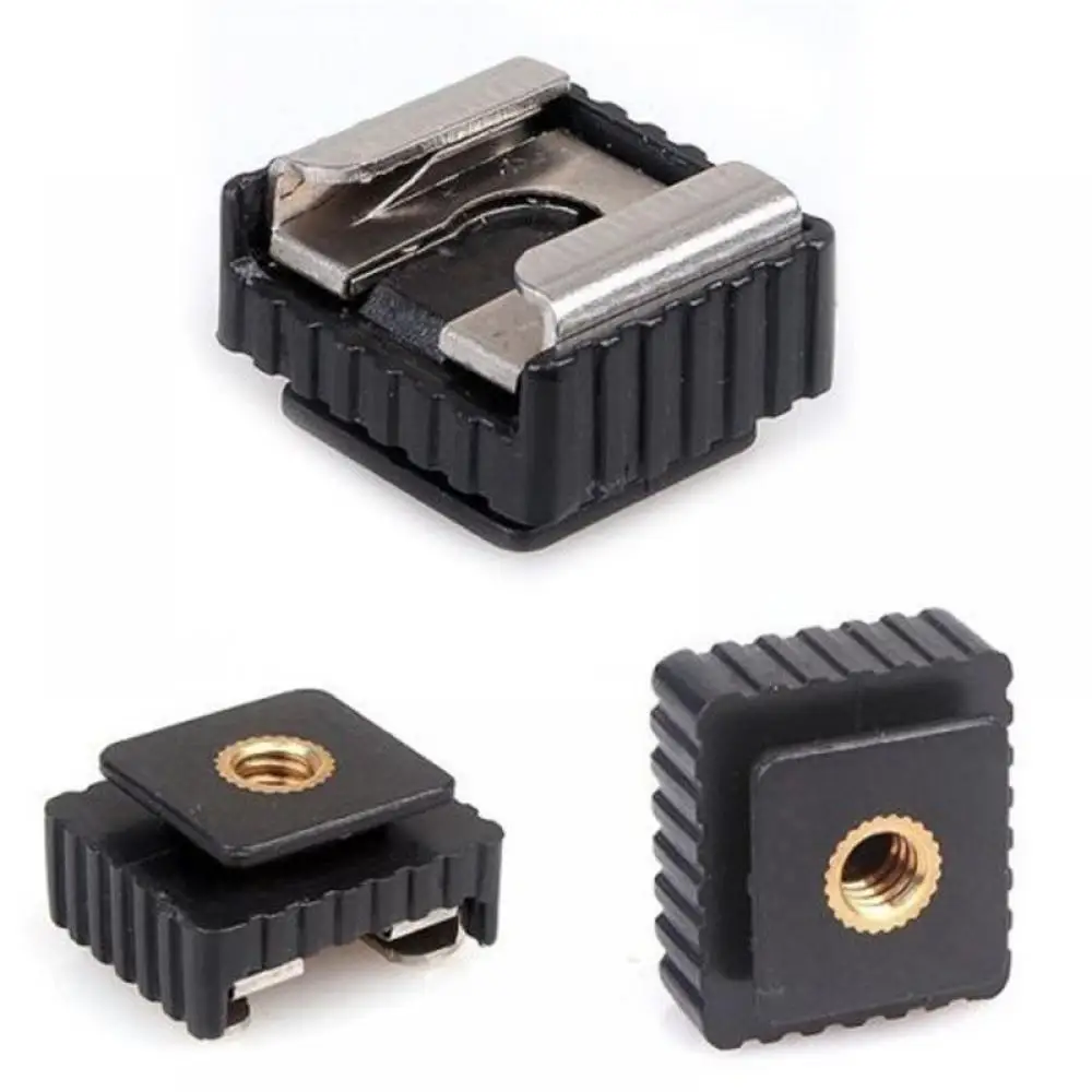 

1pcs New Camera Metal Hot Shoe Mount Adapter To 1/4" Screw Thread For Studio Light