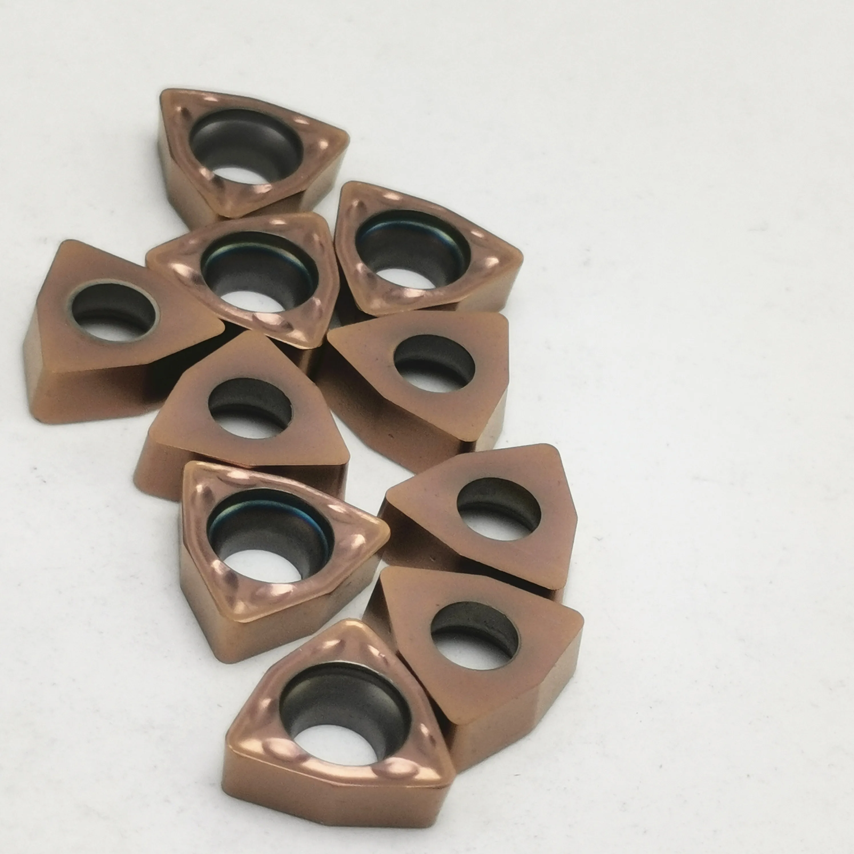 

100Pcs WCMX040208 ACZ330 boring drill Carbide insert turning tool lathe cutter milling