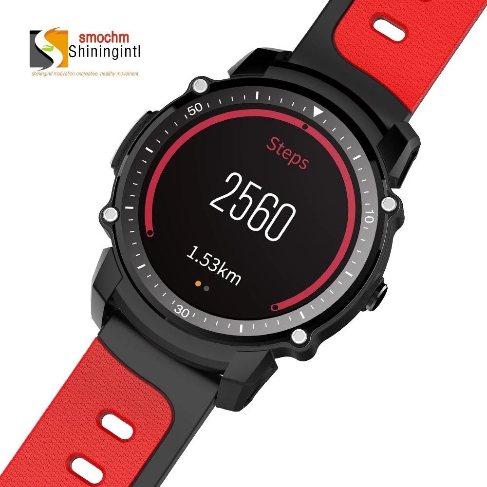 Smochm Bluetooth Smart часы FS08 Водонепроницаемый IP68 Плавание gps Спорт на открытом воздухе
