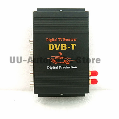 ТВ приемник HD DVB T MPEG4 тюнер двойная антенна автомобильная Мобильная цифровая
