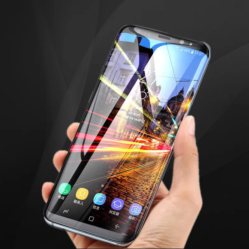 6D пленка для samsung Galaxy S9 puls S8 S7 край S6 закаленное Стекло Экран протектор изогнутая