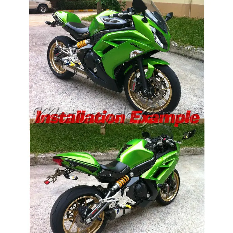 Горячая ABS пластик крышка заднего сиденья мотоцикла для 2012- Kawasaki Ninja 650 EX650 ER-6F ER-6N ER6F ER6N 16 400 зеленый