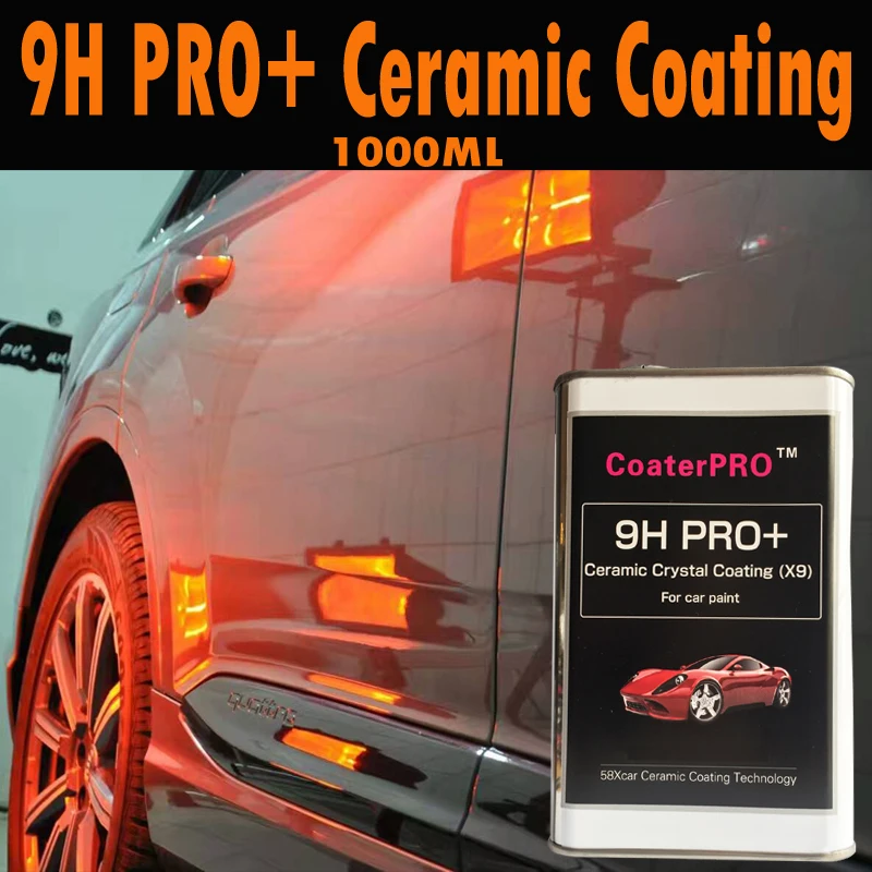 CoaterPRO Авто Детализация 9H PRO+ Автомобильное нано керамическое защитное покрытие краски уход за автомобилем surper блестящее гидрофобное покрытие из Японии