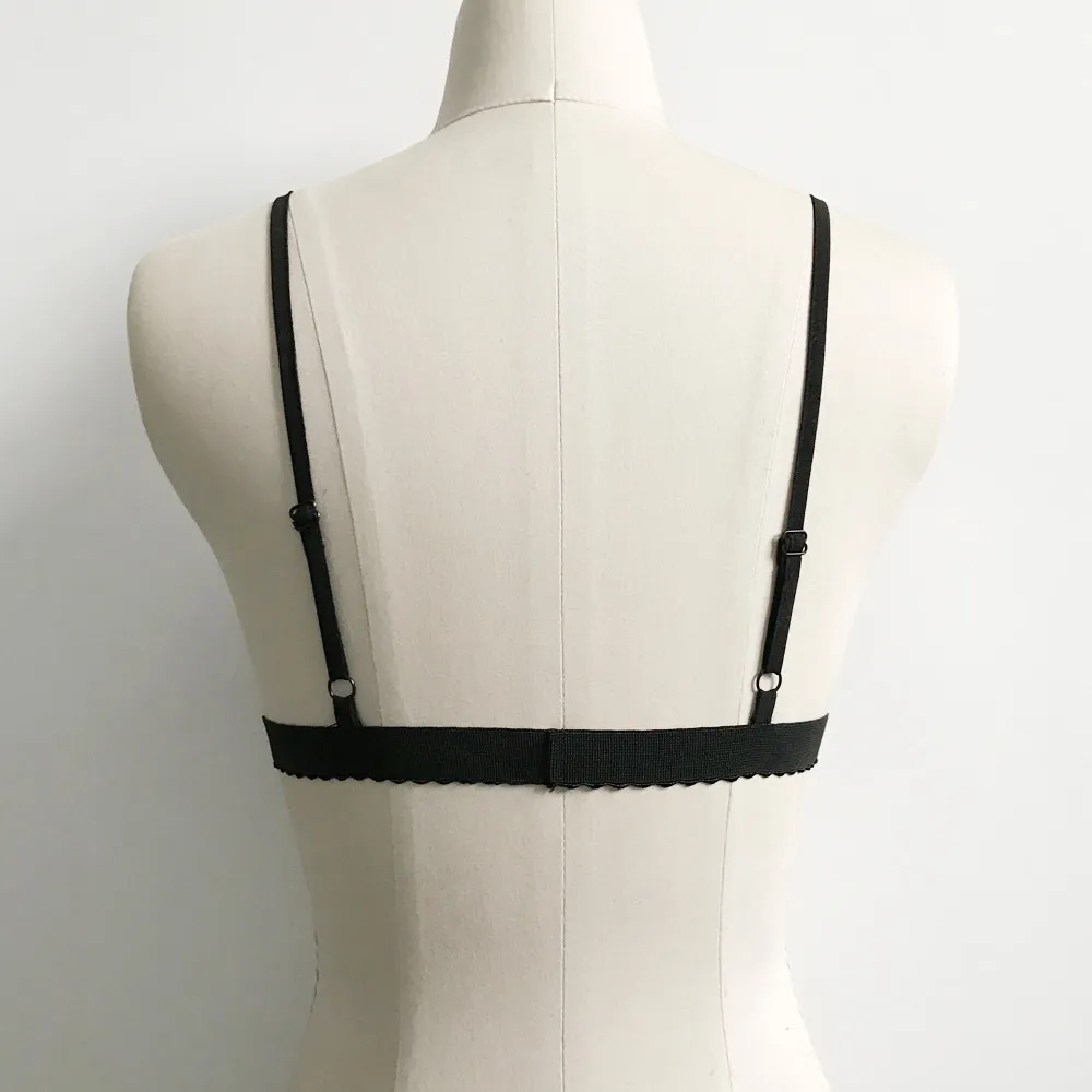 Женский сексуальный кружевной бюстгальтер бюстье с цветочной аппликацией и