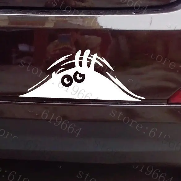 Забавная виниловая наклейка на мотоцикл с изображением монстра автомобильные