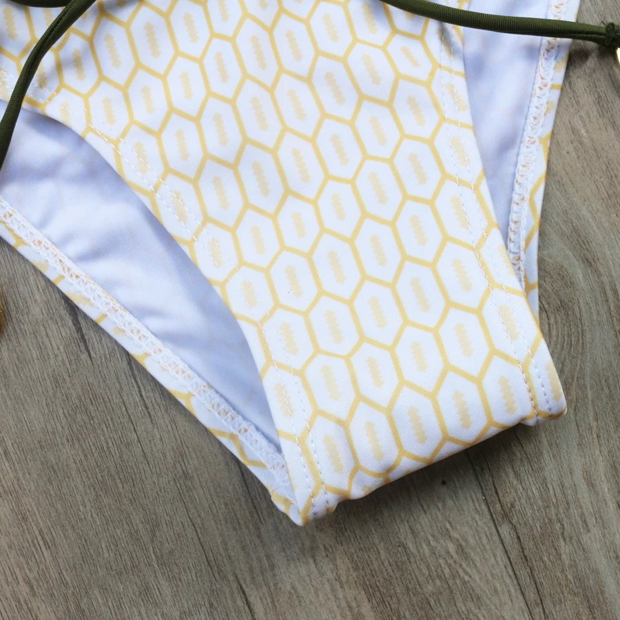 Zmtree металла правый Купальники для малышек Для женщин повязку купальник бикини 2017