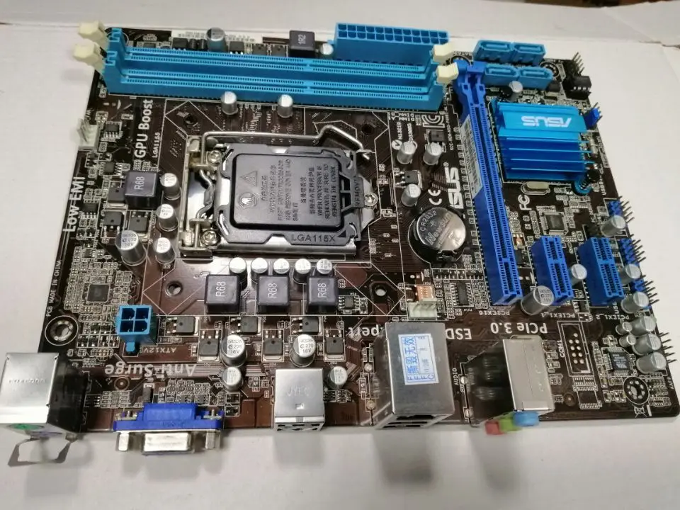 Оригинальная настольная материнская плата для ASUS P8H61-M LX3 PLUS R2.0 DDR3 LGA 1155 USB2.0 16GB H61 настольная материнская плата