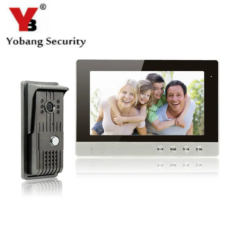 YobangSecurity видеодомофон монитор 10 дюймов для домашней безопасности цветной TFT