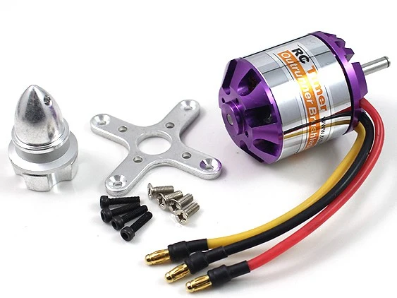 Rctimer A3542 3542 1250KV 1450KV Outrunner бесщеточный двигатель 4 0 мм вал совместимый 2 4S Lipo/50A ESC FPV