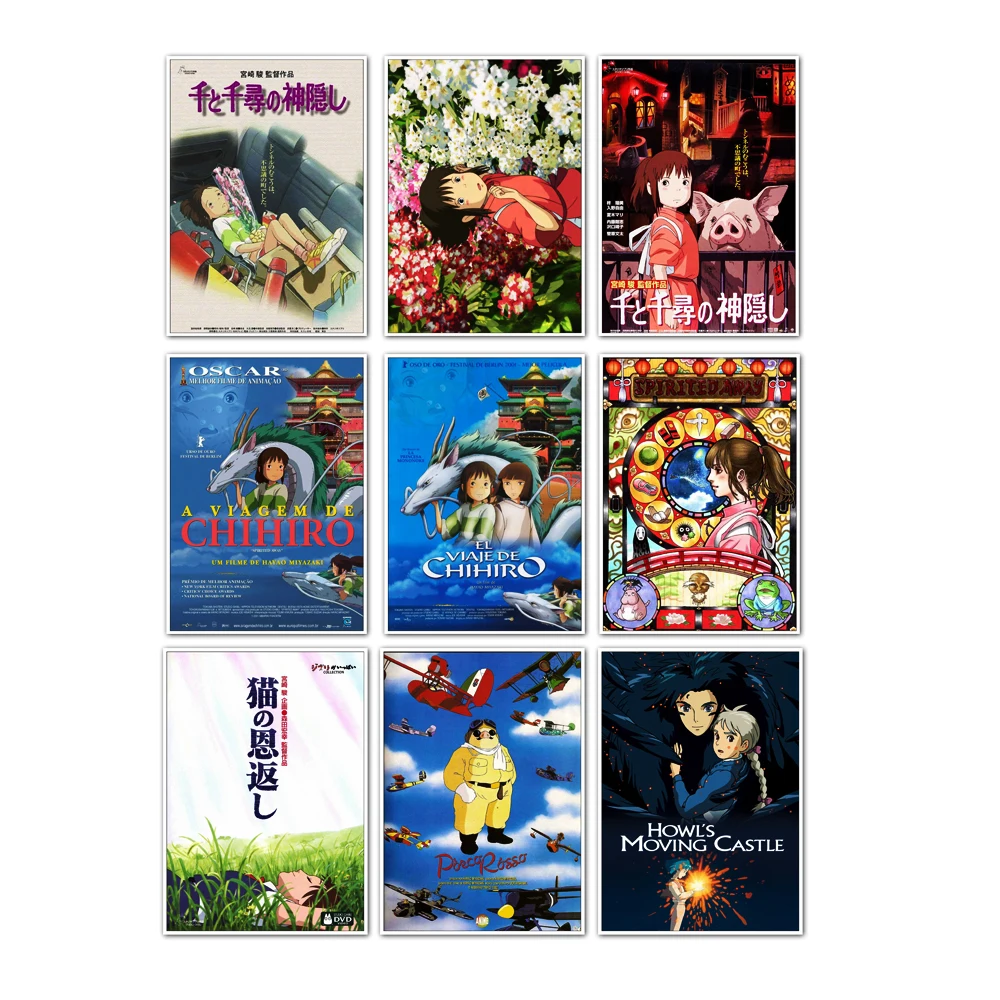 25 шт./лот Hayao Miyazaki серии аниме наклейки для ноутбука мотоцикла скейтборда