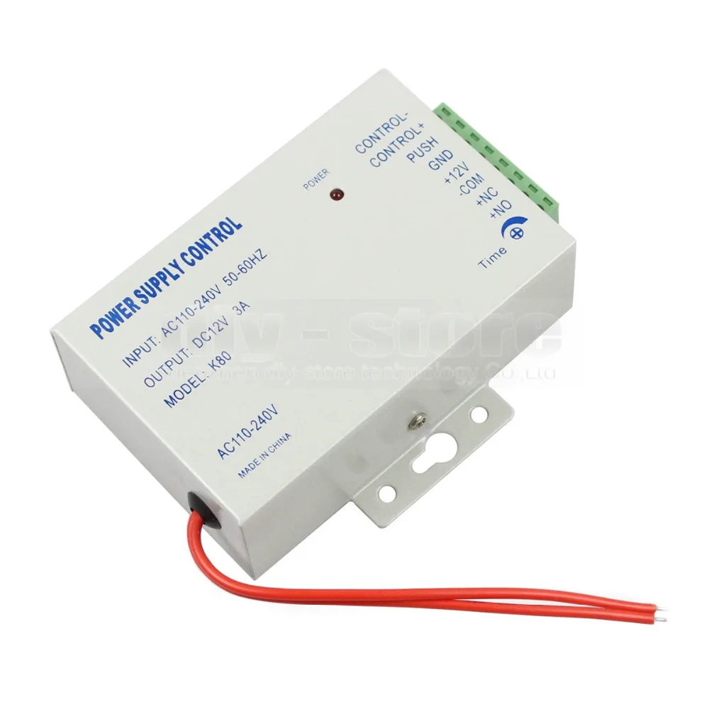 DIYSECUR Complete 125KHz RFID Keypad Access Control System + Electric Lock Power Supply Security Product 8168A | Безопасность и