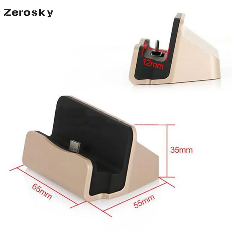 Док станция Zerosky для Meizu Pro 56 Xiaomi Samsung Huawei USB 3 1 Type C|base dock|dock stationcharging base |