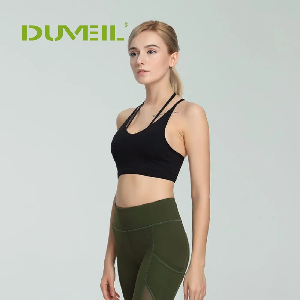 

DUVEIL 3 Colors Comfortable Push Up Bra Shakeproof Wireless Beautiful back Top Vest Fitness Underwear Women Workout Brassiere