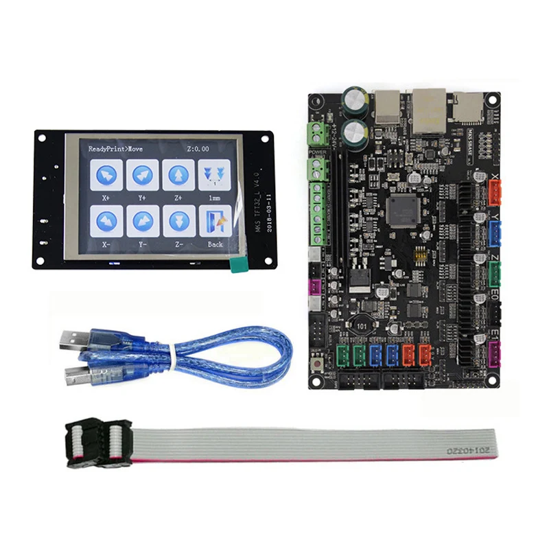 Материнская плата контроллера 3D MKS SBASE V1.3 + Полноцветный Сенсорный экран TFT28