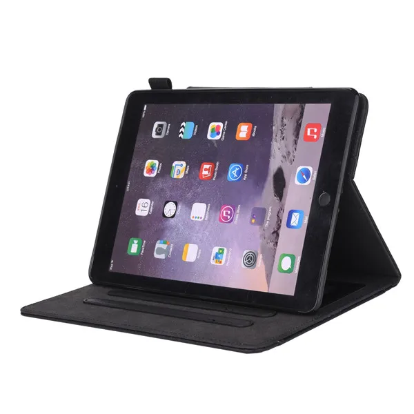 Высококачественный деловой чехол из искусственной кожи чехол для ipad Air 2 с мягкой задней крышкой из ТПУ для ipad Air Wallet Stand защитный чехол