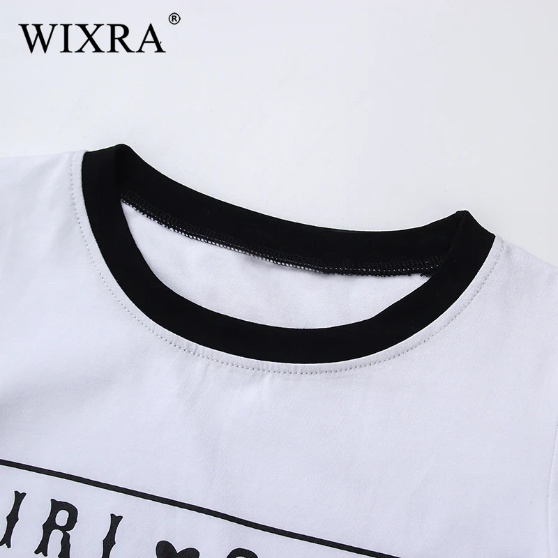Женская футболка с коротким рукавом Wixra мягкая хлопковая Футболка принтом и
