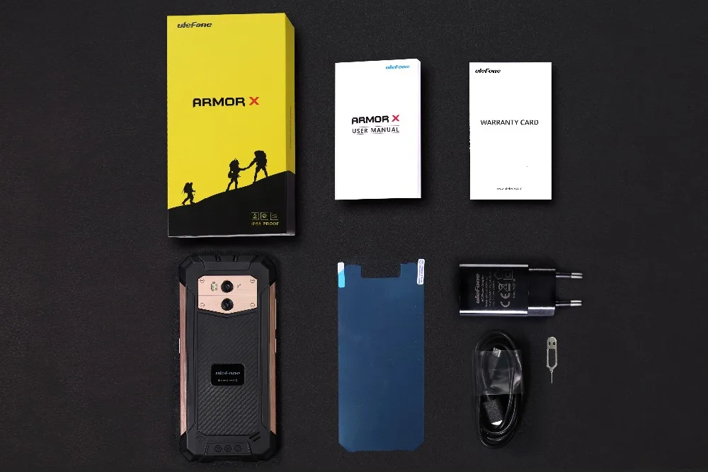 Ulefone Armor X IP68 водонепроницаемый мобильный телефон Android 8 1 5 &quotHD четырехъядерный 2 ГБ