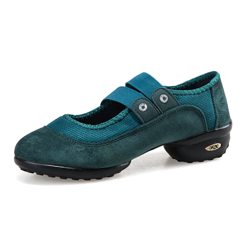 2017 Dance Sneakers Breathable Salsa Latin Square Jazz Modern Ladies Shoes Lightweight Dancing For Women SH1211 | Спорт и