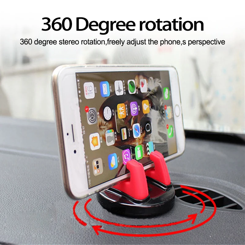Mobile Phone Holder Stand Mount For Xiaomi Huawei 360 Degree Car Dashboard iPhone X XS XR Support Bracket | Мобильные телефоны и