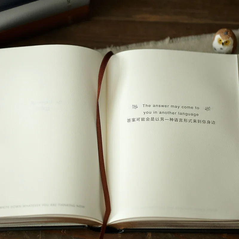 Большой блокнот роскошный чистый внутренний дневник 228 листов 18 7*15 2 см книжка для