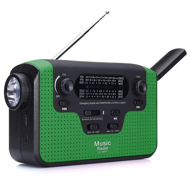 Горячее предложение TTKK портативное уличное fm радио с Bluetooth MP3 плеером ручным