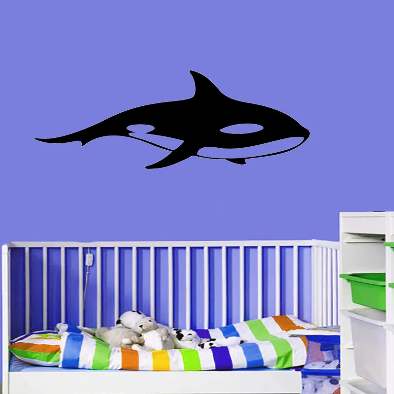Ажурная Настенная Наклейка с Китом-убийцей съемный домашний декор
