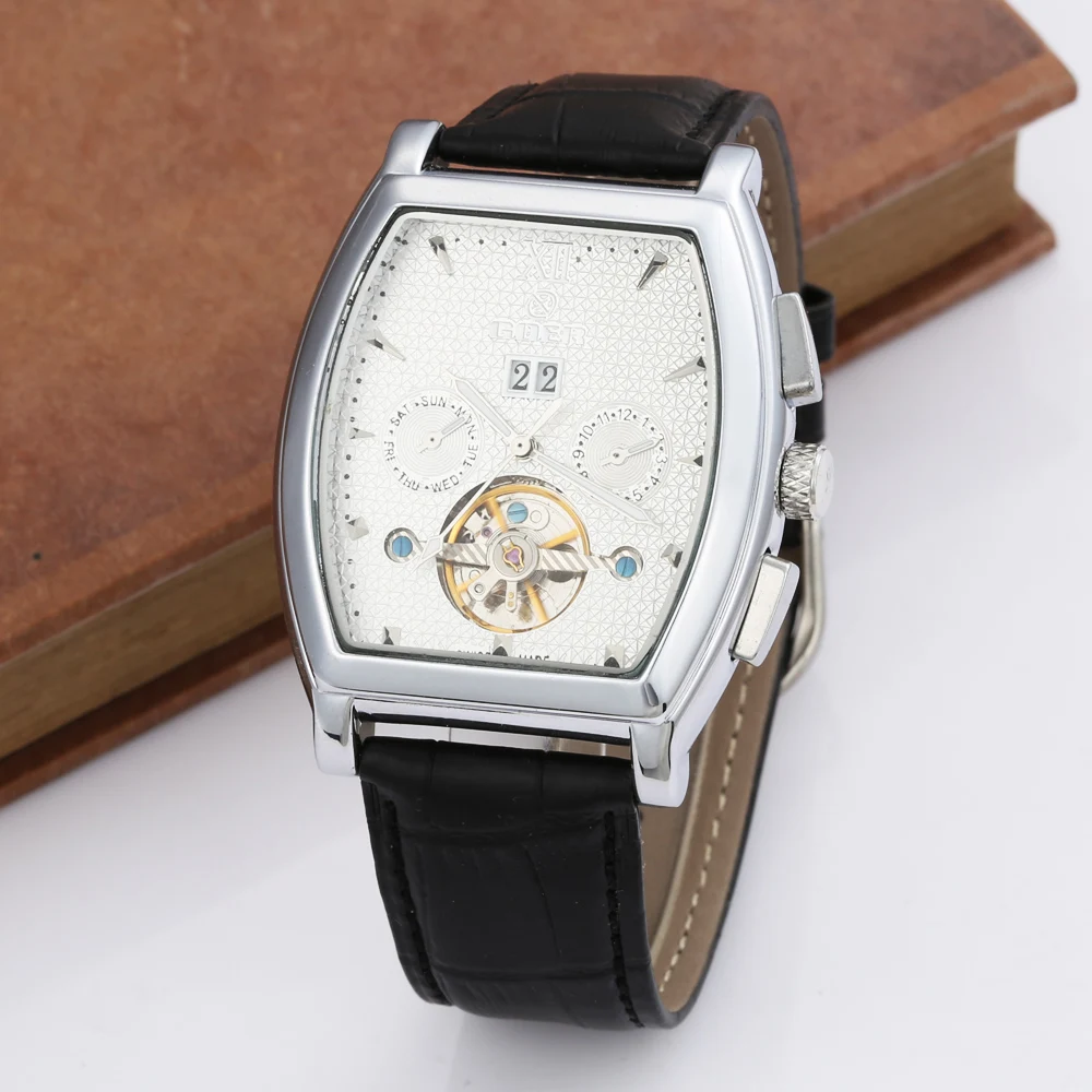 Часы мужские механические с турбийоном ремешком на руку|goer watches|goer watch watchesgoer