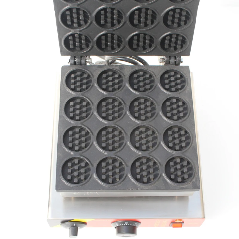 16 шт. круглая мини вафельная машина коммерческая для кексов электрическая