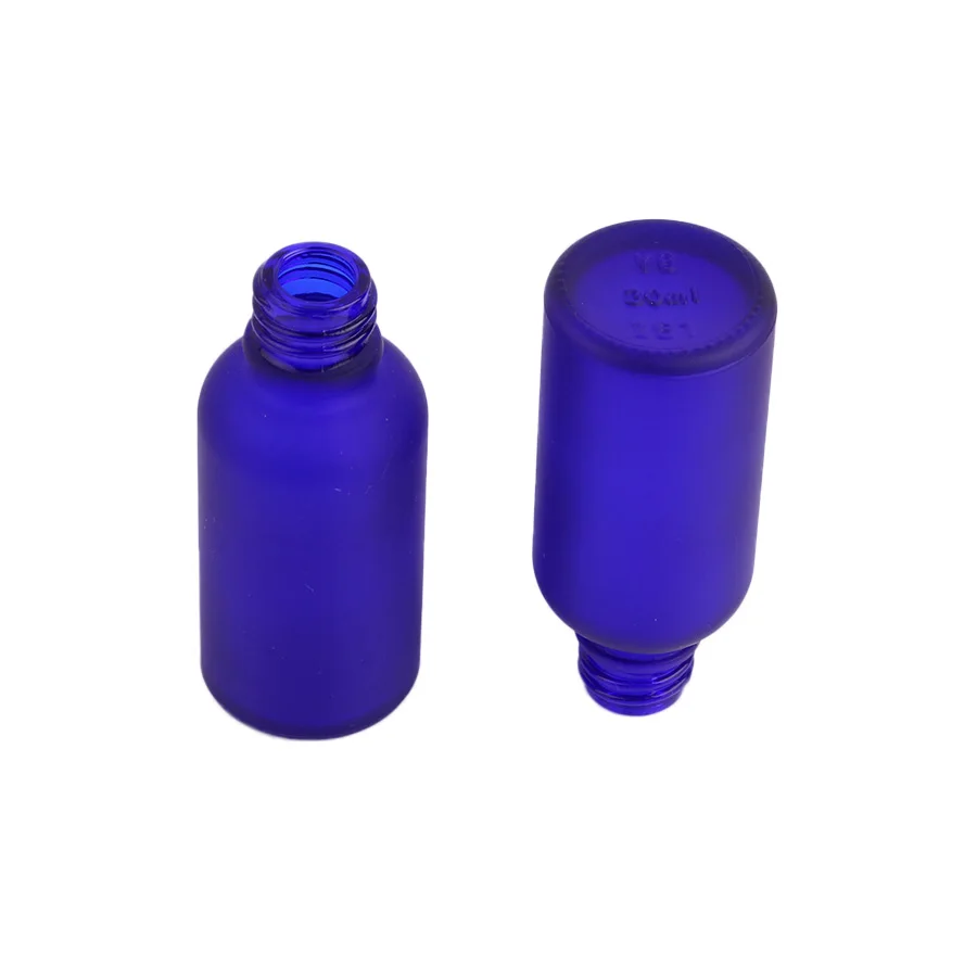 Merx Beauty 17 шт. 45 г винтовая крышка матовая синяя стеклянная бутылка эфирного масла