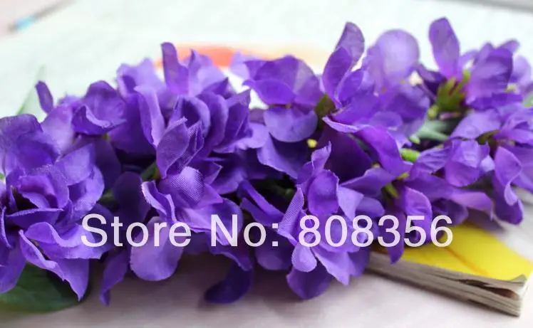 Искусственный Larkspur имитация вечной скрипки одиночный фиолетовый цветок для