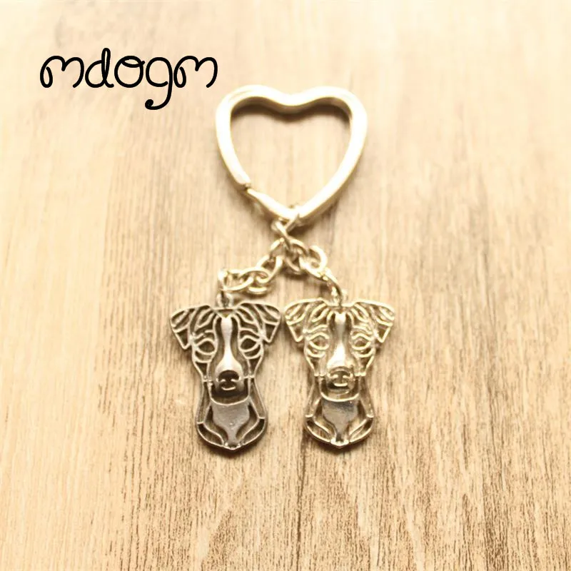 2019 Джек Рассел терьер собака животное позолоченная Посеребренная металлическая