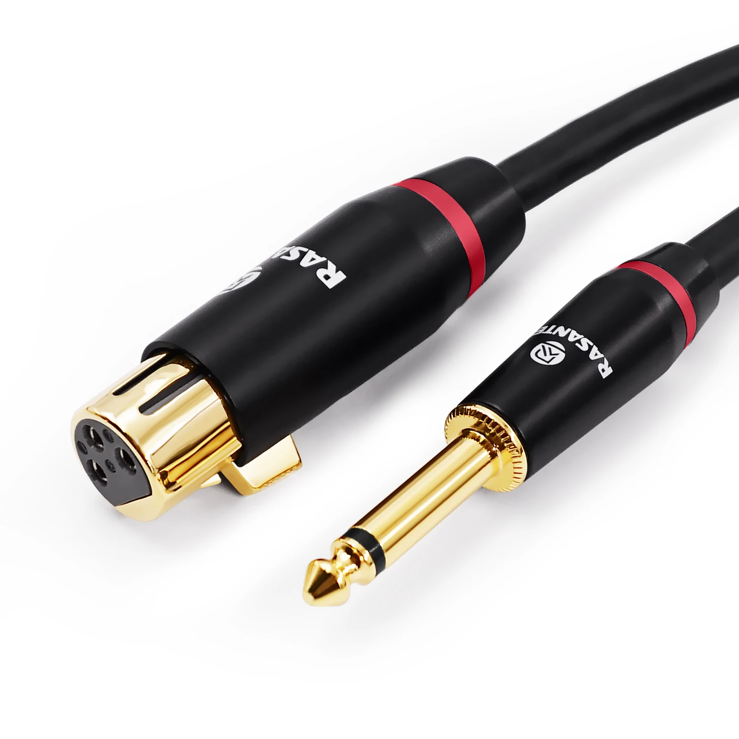 Rasantek XLR аудио кабель 6 3 мм динамик Aux Высокое качество |
