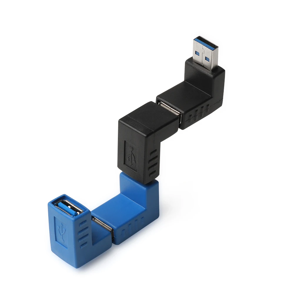 1 шт. угловой адаптер с разъемом USB 3 0 A Папа мама углом 90 градусов для ноутбука/ПК|usb