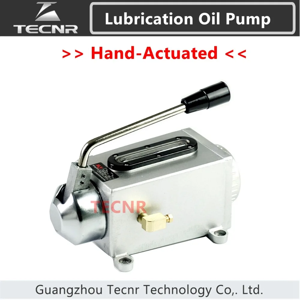TECNR CNC масляный насос с ручным приводом фрезерный станок ЧПУ электромагнитной