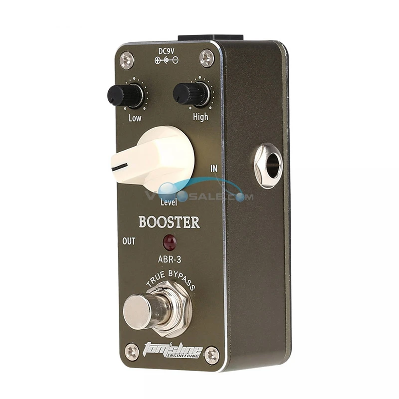 Мини усилитель для гитары арома ABR 3 педали из алюминиевого сплава с корпусом